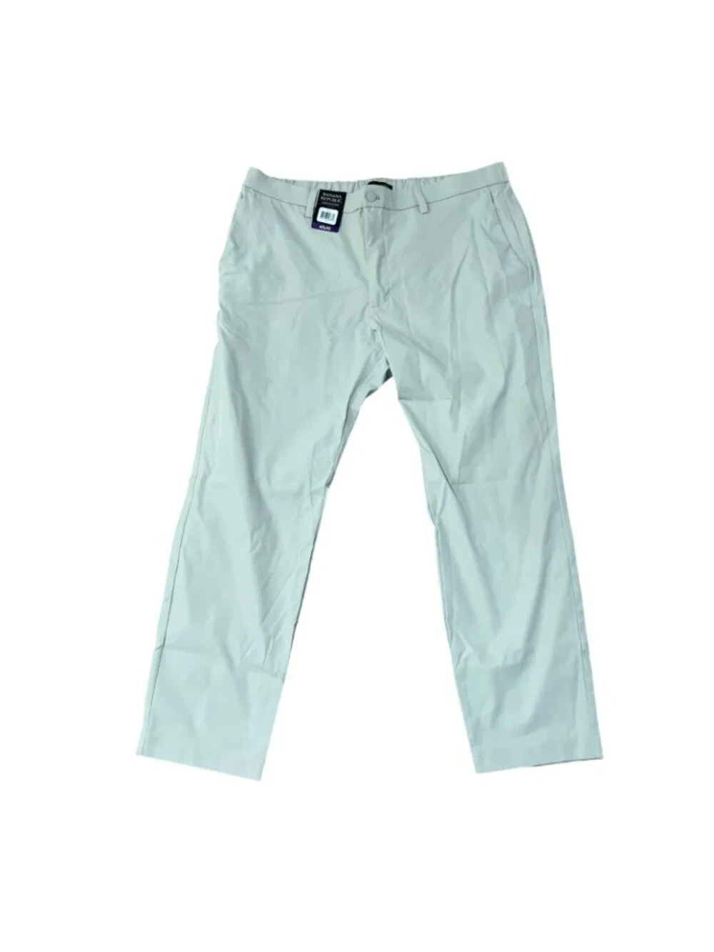 NWT Banana Republic Commuter Flex Pants Men's 40x30 Tan Polyester  Flat Front